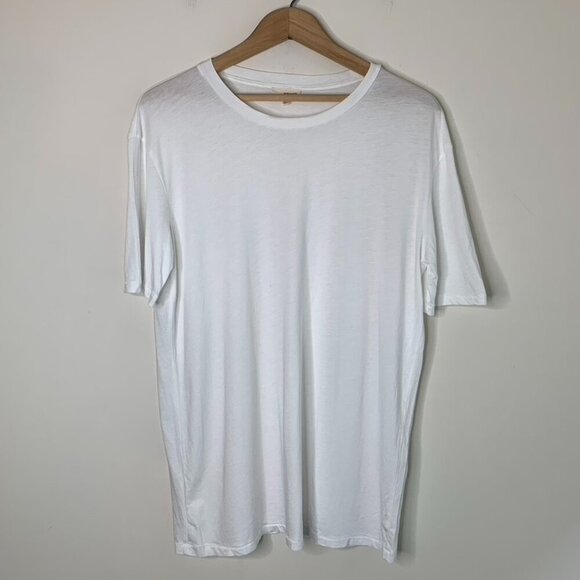 Aritzia Wilfred Free T-Shirt tee Short Sleeve Crewneck relaxed Cotton White XXS - Picture 3 of 16